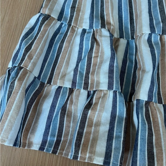 Women's Altard State Striped Ruffle Skirt - Picture 3 of 7